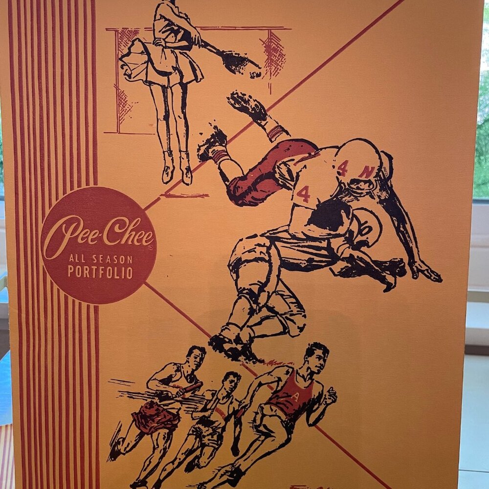3 Vintage Pee-Chee All Season Portfolio/Orange 3 for $80.00